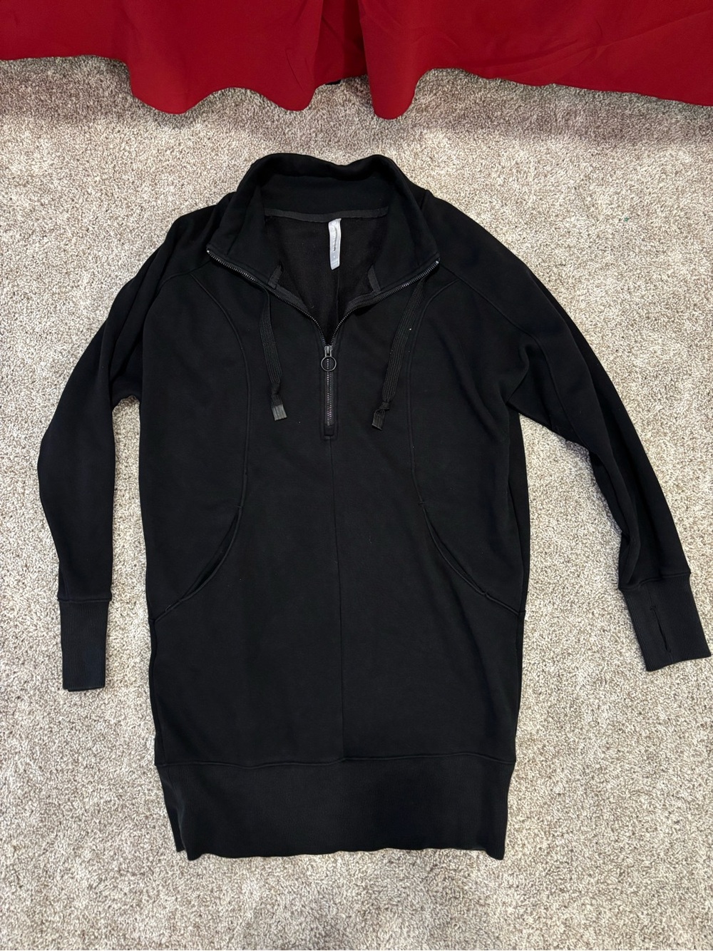 Black Athleta small cozy karma dress